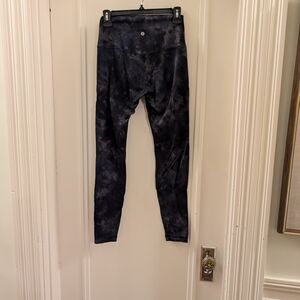 Lululemon Align Dark Green/Grey/Navy 25 Inch Leggings Sz 8